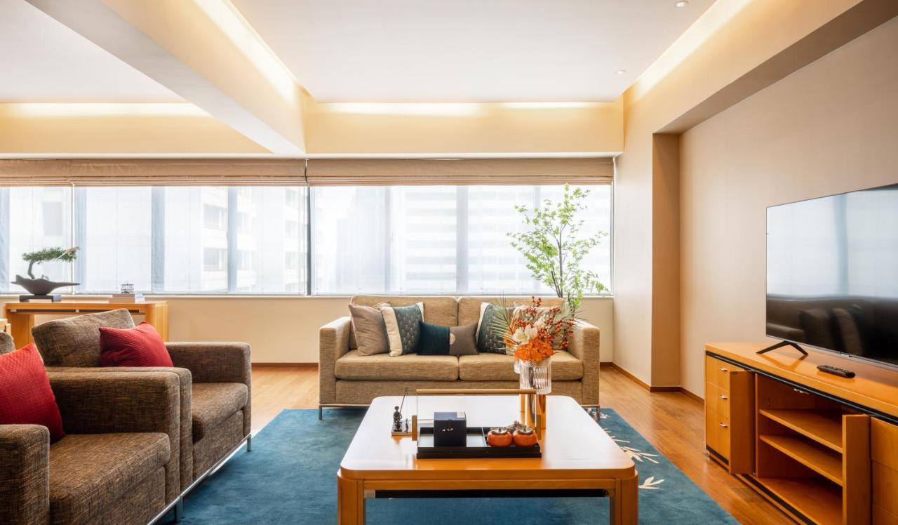 Shanghai Centre Serviced Apartment Exteriör bild