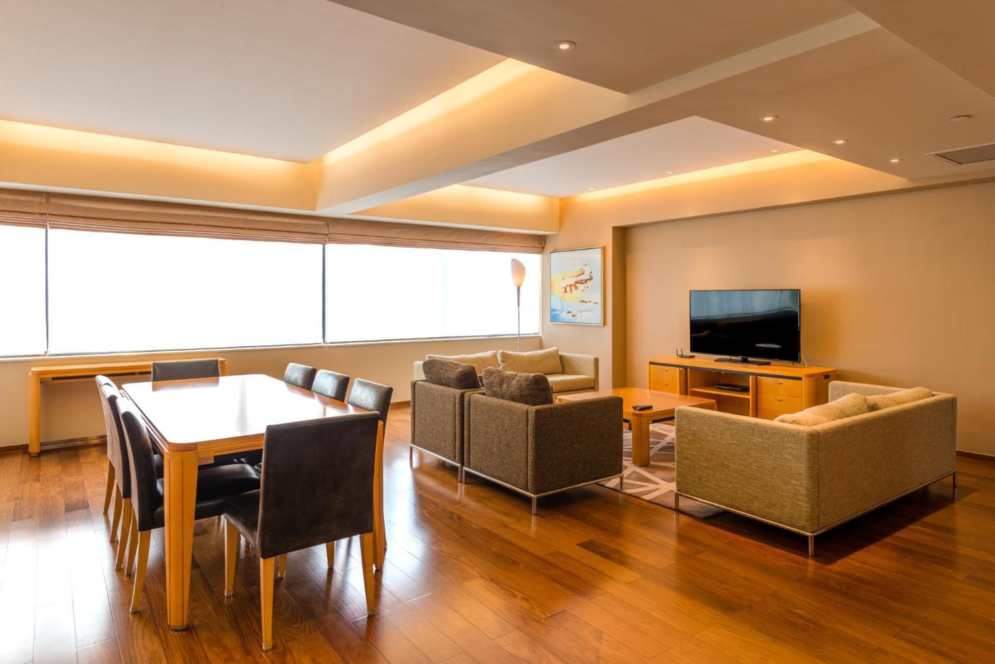 Shanghai Centre Serviced Apartment Exteriör bild